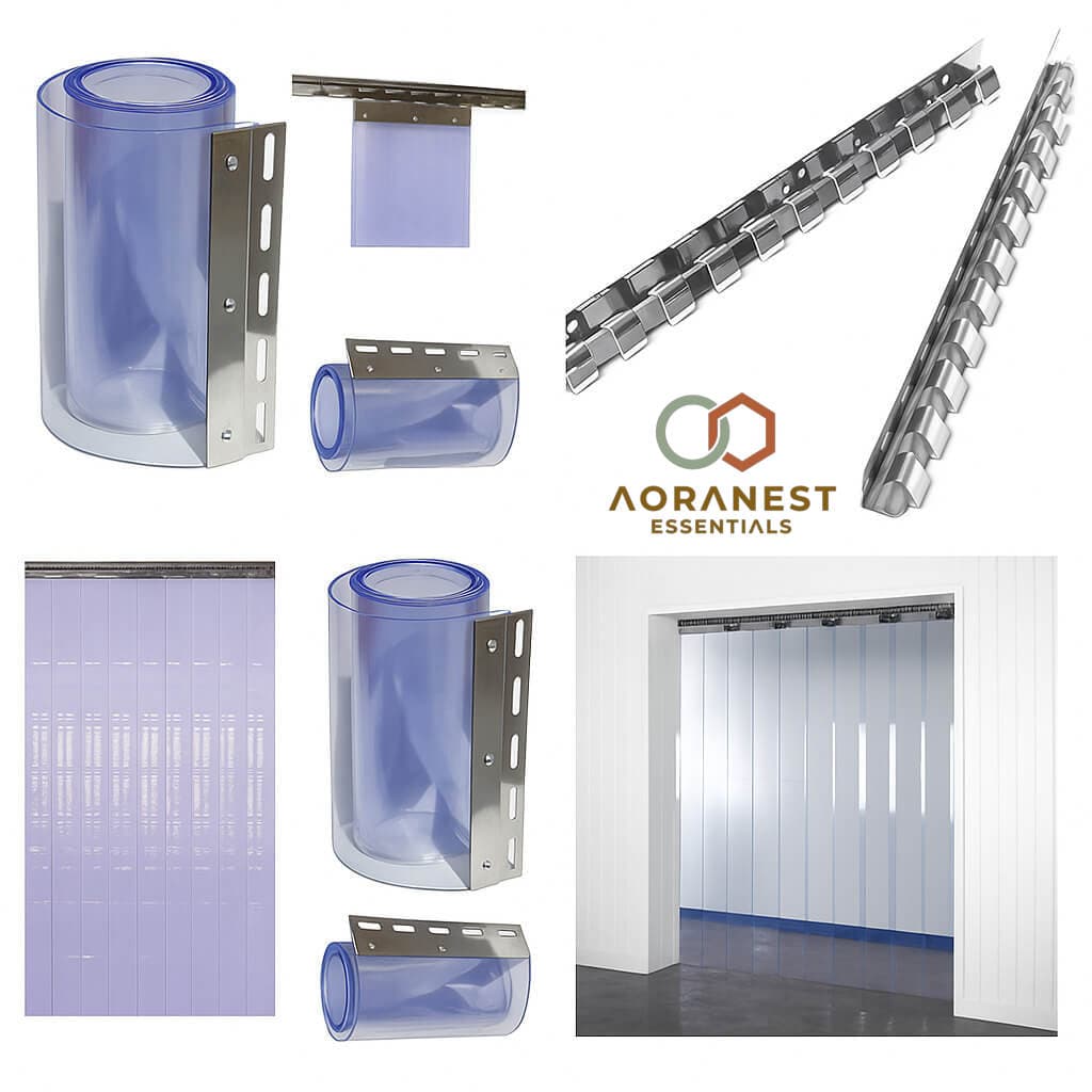 AN-AC-PVC-1 — Strip Curtain Kit — view 1