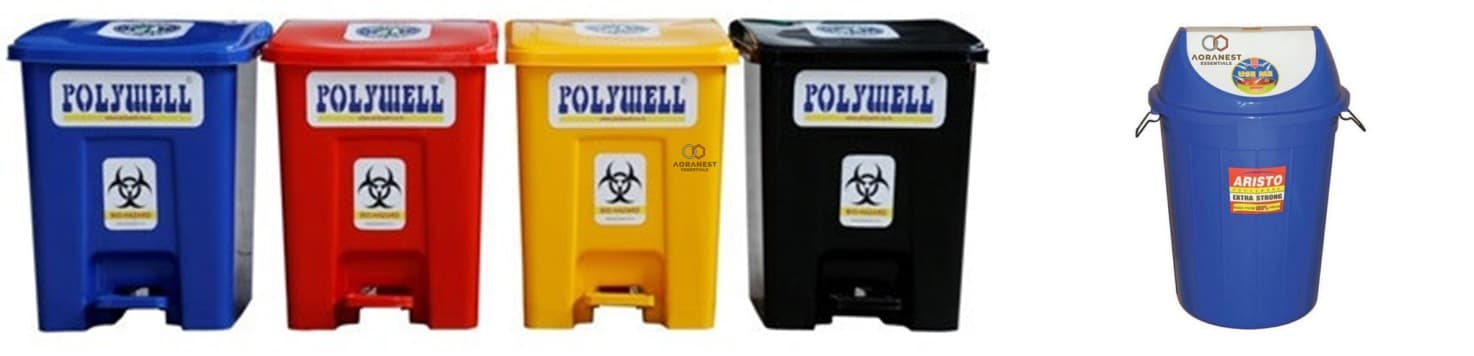 AN-PL-BIN-2 — Medical Waste Bin Set — view 1